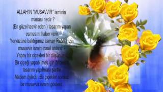 ALLAH’IN MUSAVVİR İSMİ